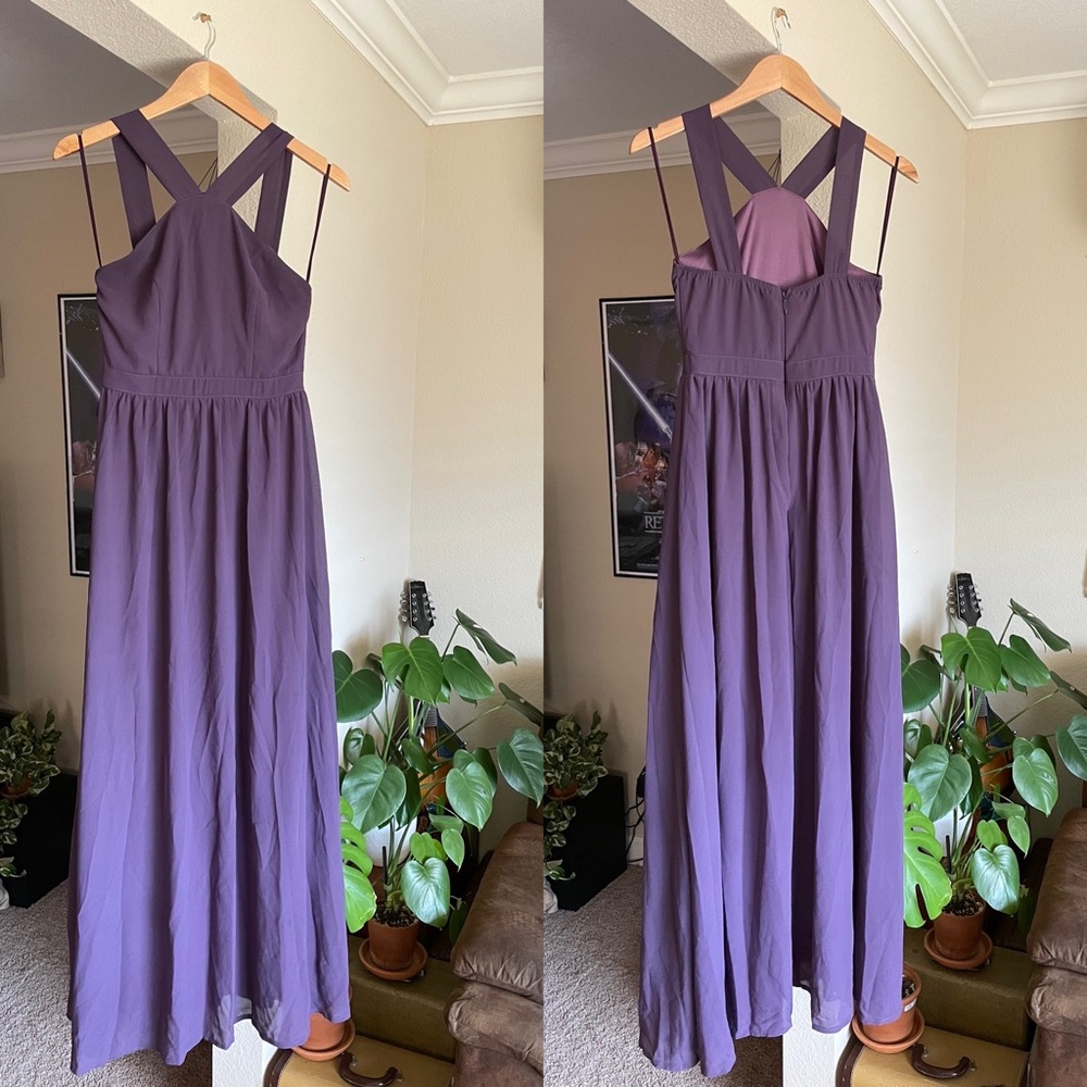 Lulus small purple bridesmaid dress